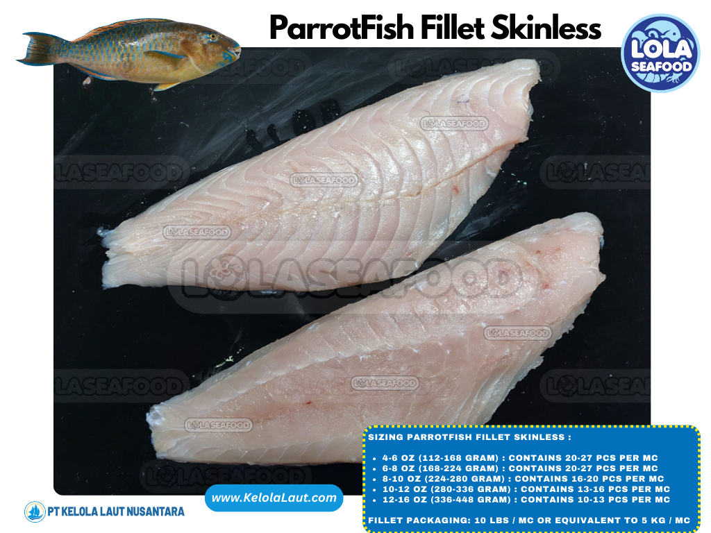 Parrotfish Fillet Skinless